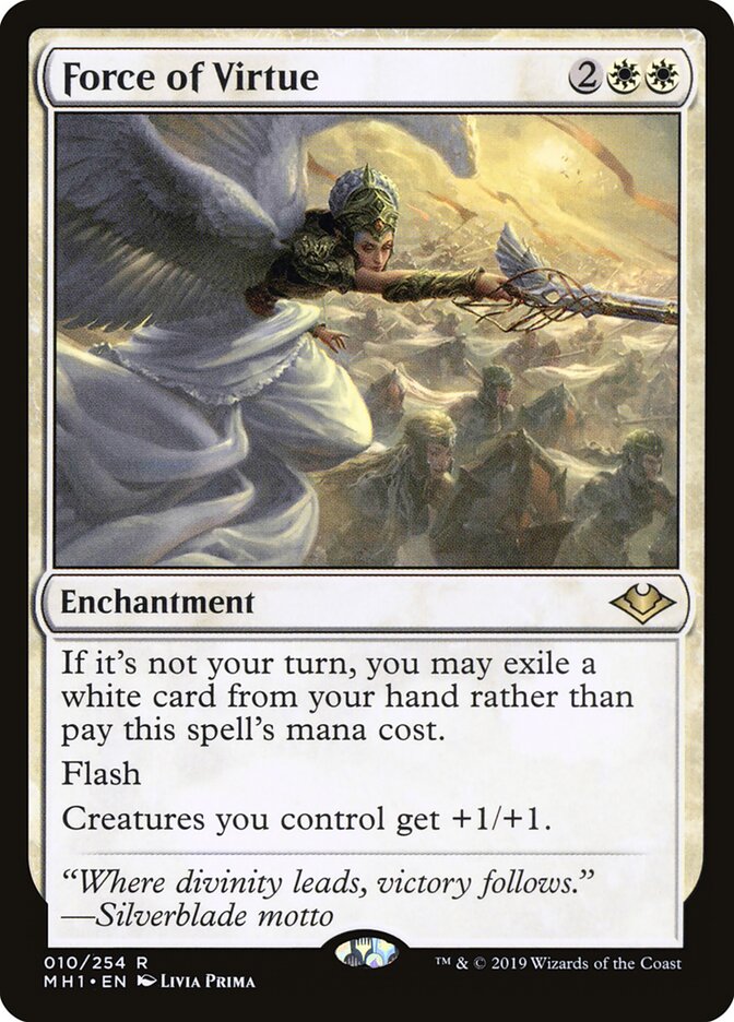 Force of Virtue card front