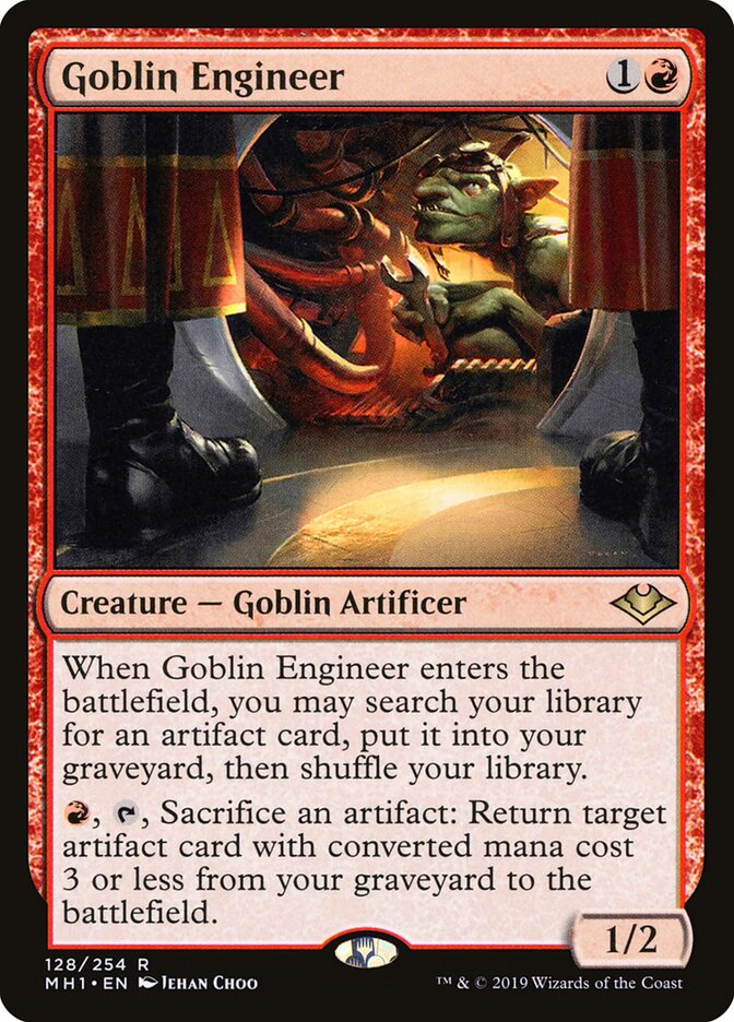 Goblin Engineer card front