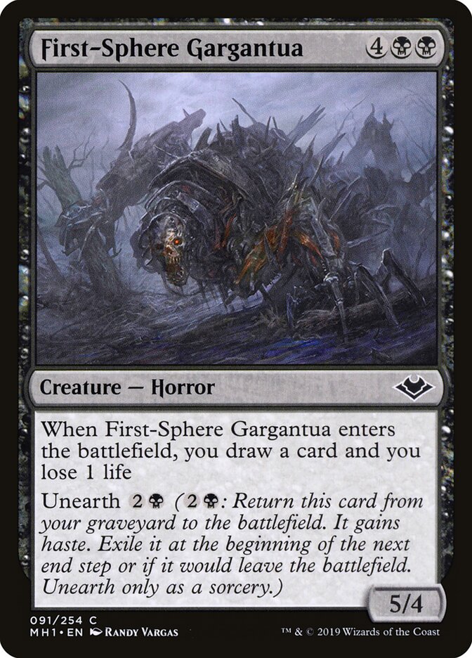 First-Sphere Gargantua card front
