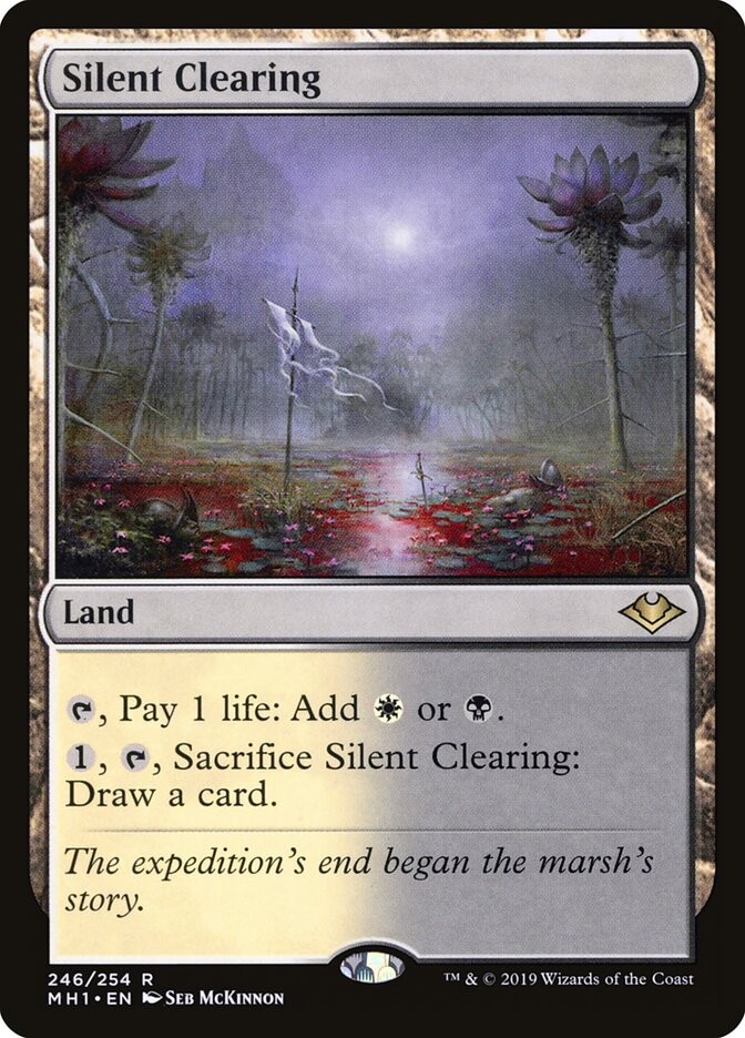 Silent Clearing card front