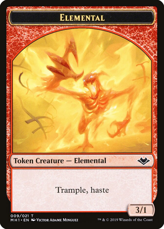 Elemental card front
