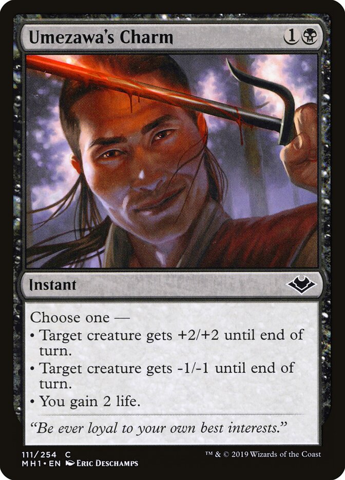 Umezawa's Charm card front