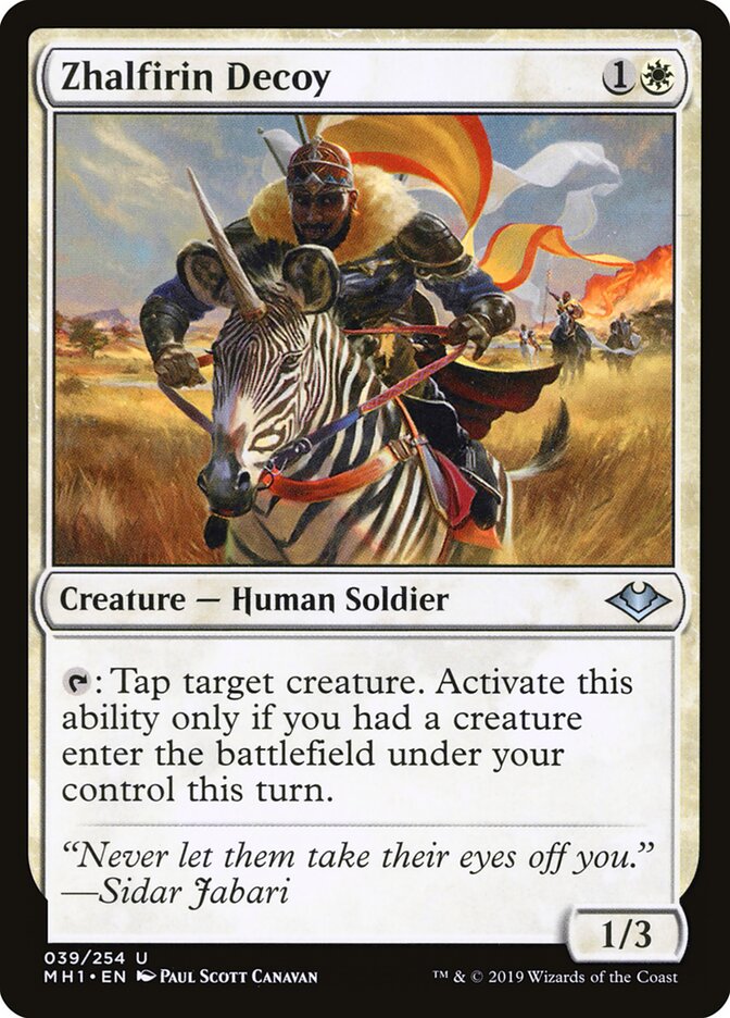 Zhalfirin Decoy card front