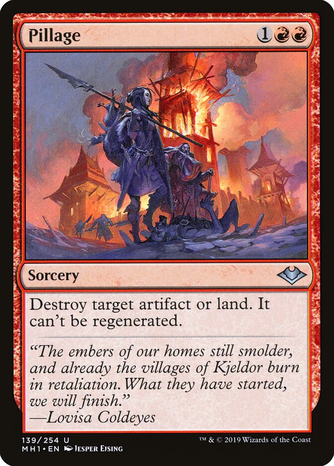 Pillage card front