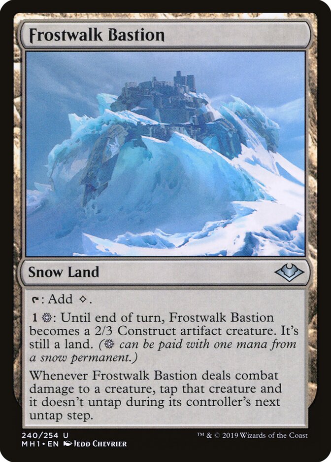 Frostwalk Bastion card front
