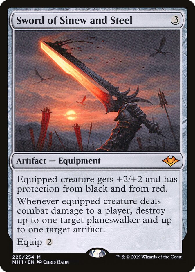 Sword of Sinew and Steel card front