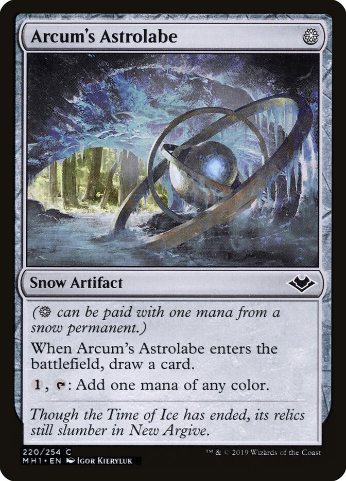 Arcum's Astrolabe card front
