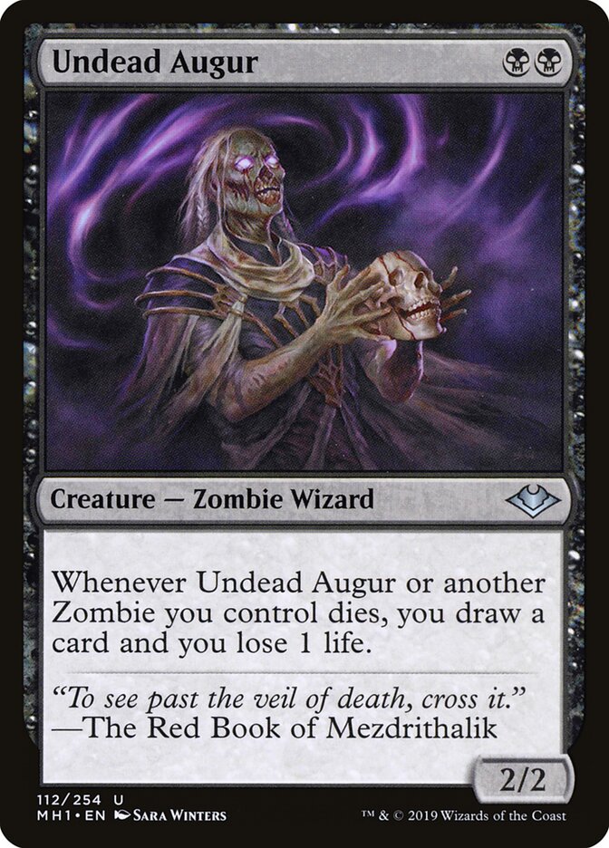 Undead Augur card front