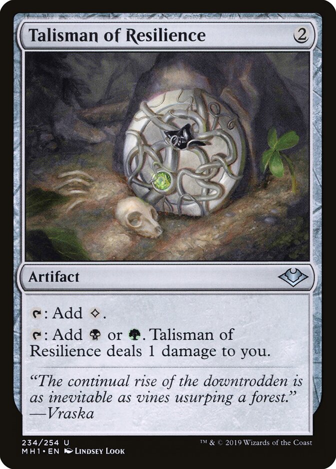 Talisman of Resilience card front