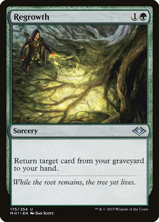 Regrowth card front