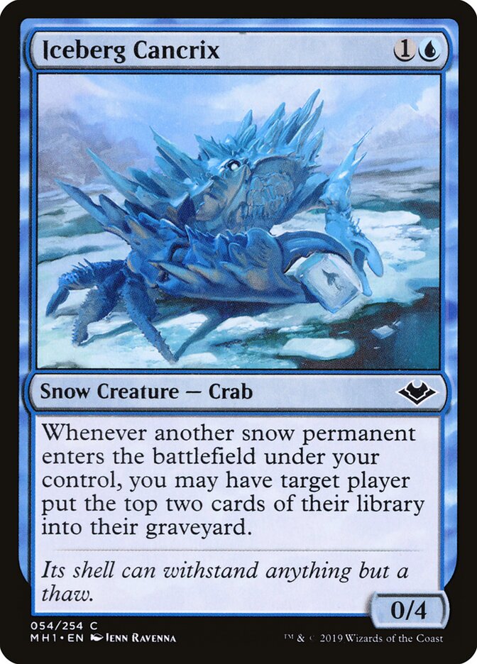 Iceberg Cancrix card front
