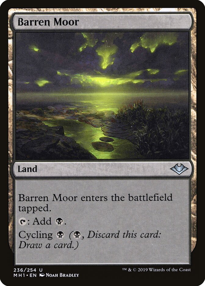 Barren Moor card front