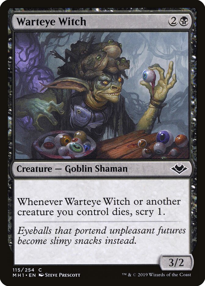Warteye Witch card front