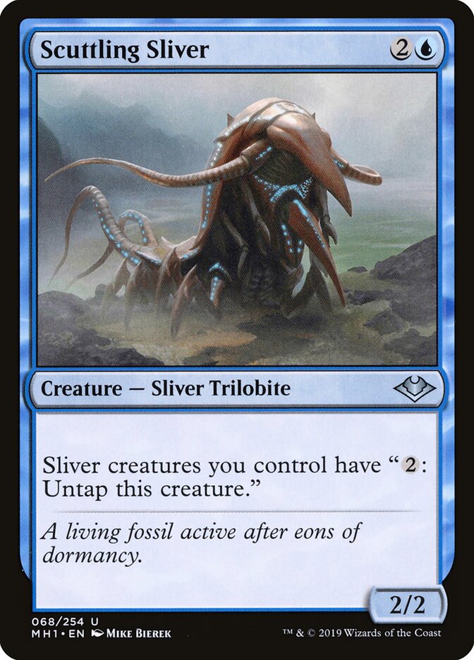 Scuttling Sliver card front