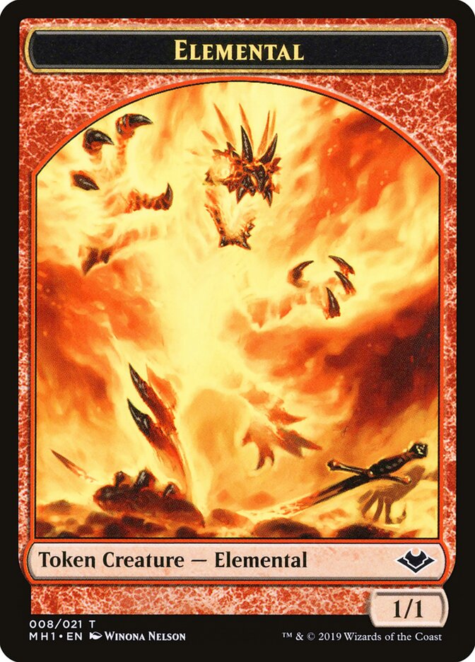 Elemental card front