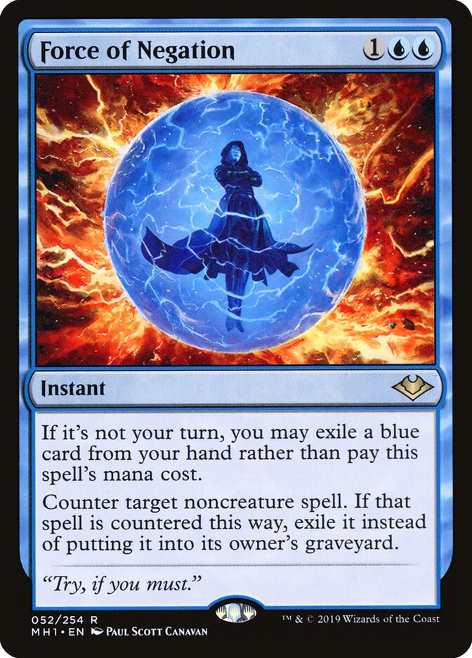 Force of Negation card front