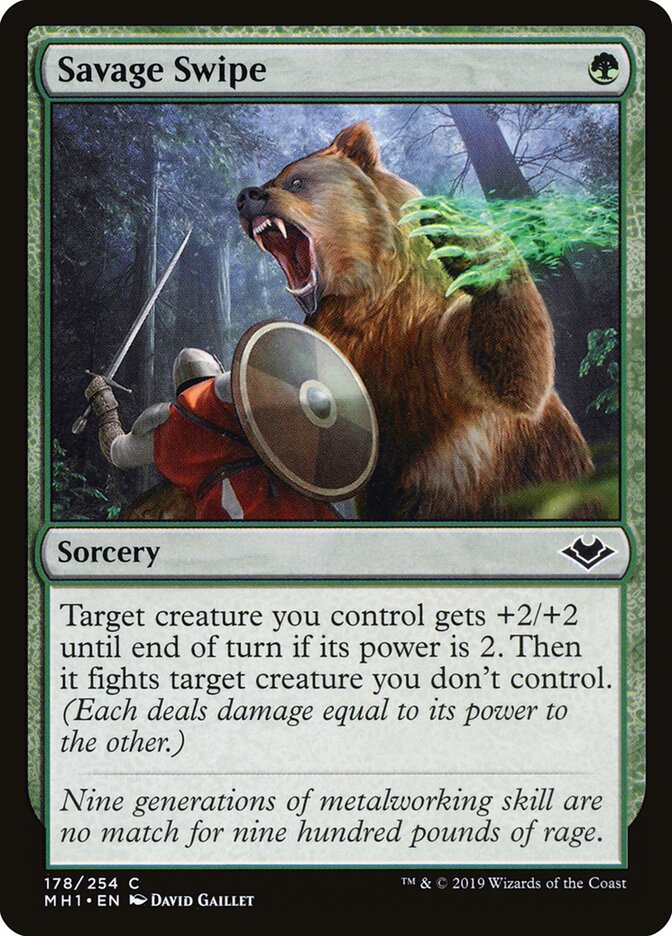 Savage Swipe card front