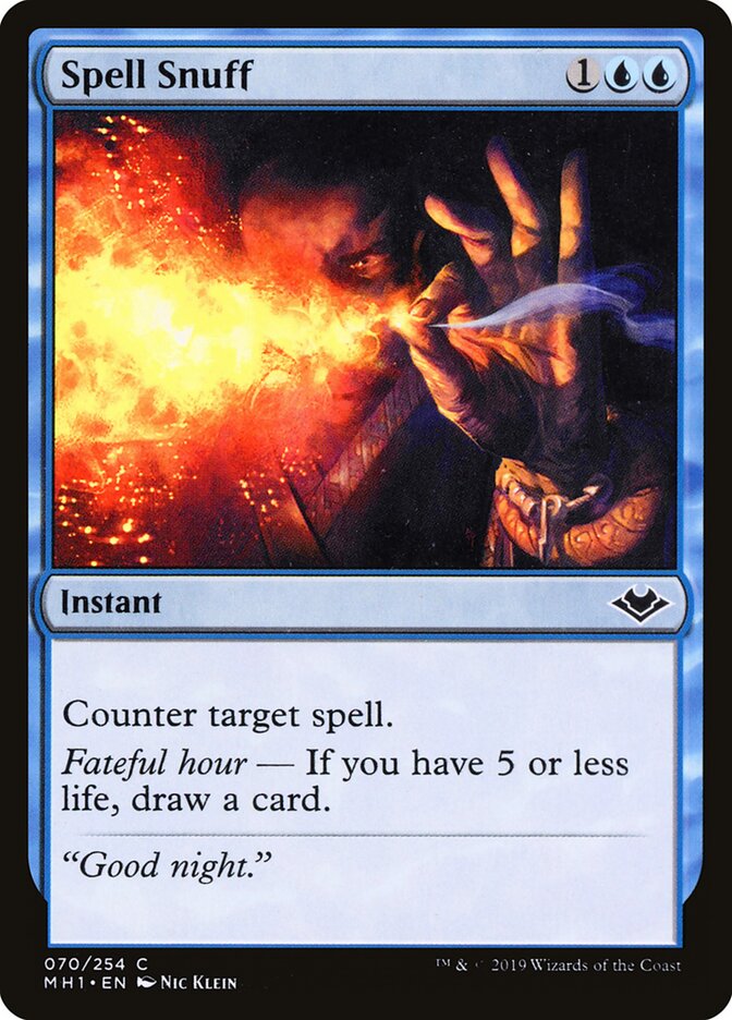 Spell Snuff card front