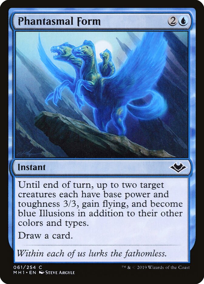Phantasmal Form card front