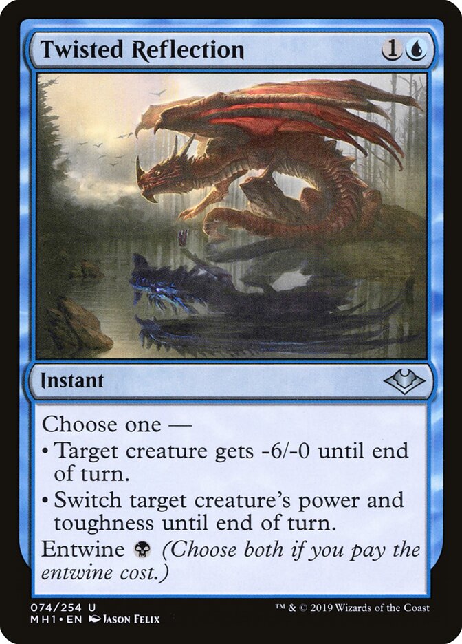 Twisted Reflection card front