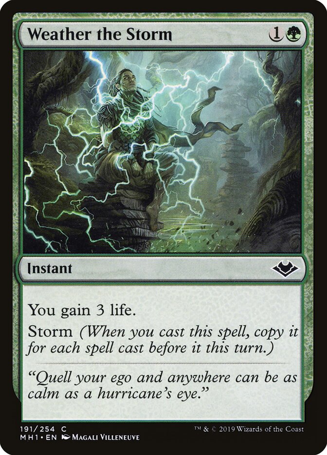 Weather the Storm card front