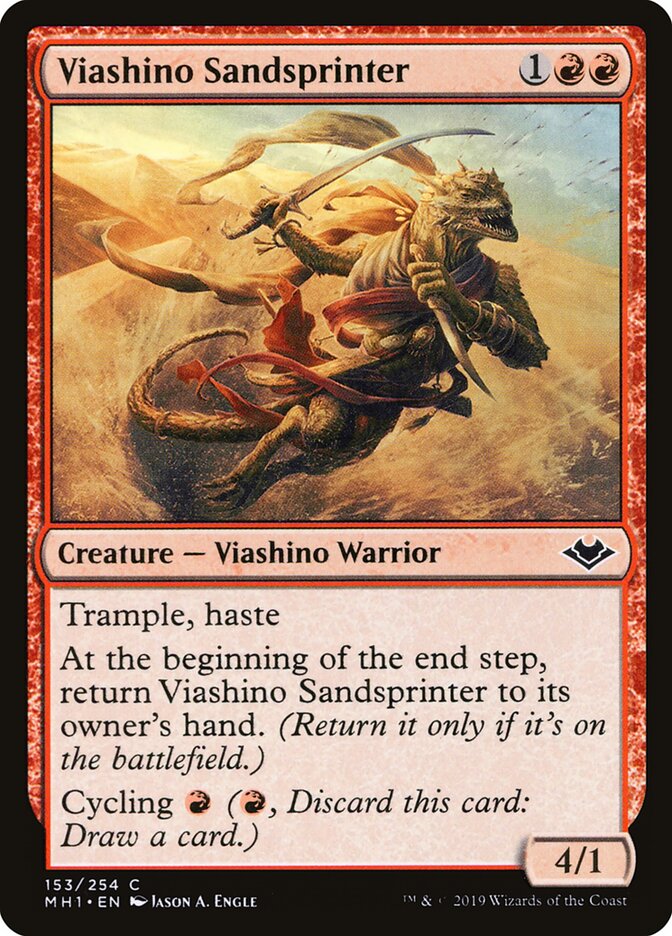 Viashino Sandsprinter card front