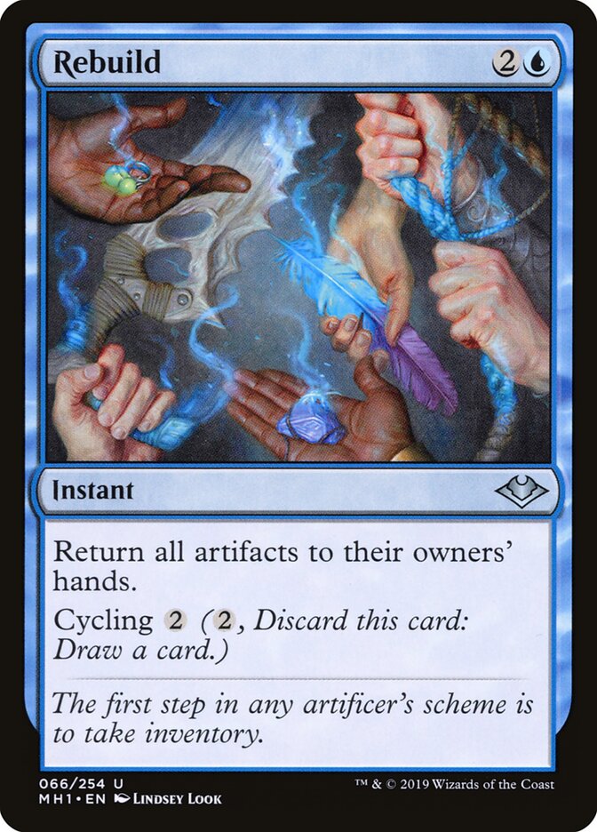 Rebuild card front