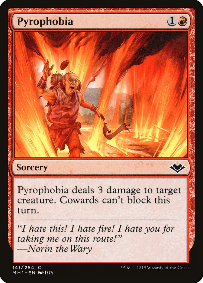 Pyrophobia card front