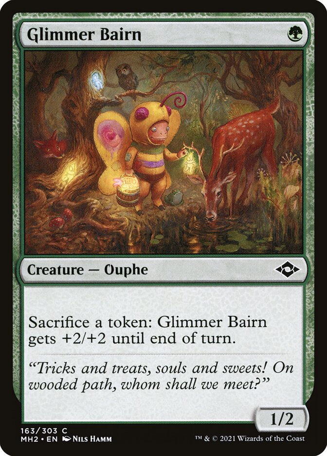 Glimmer Bairn card front