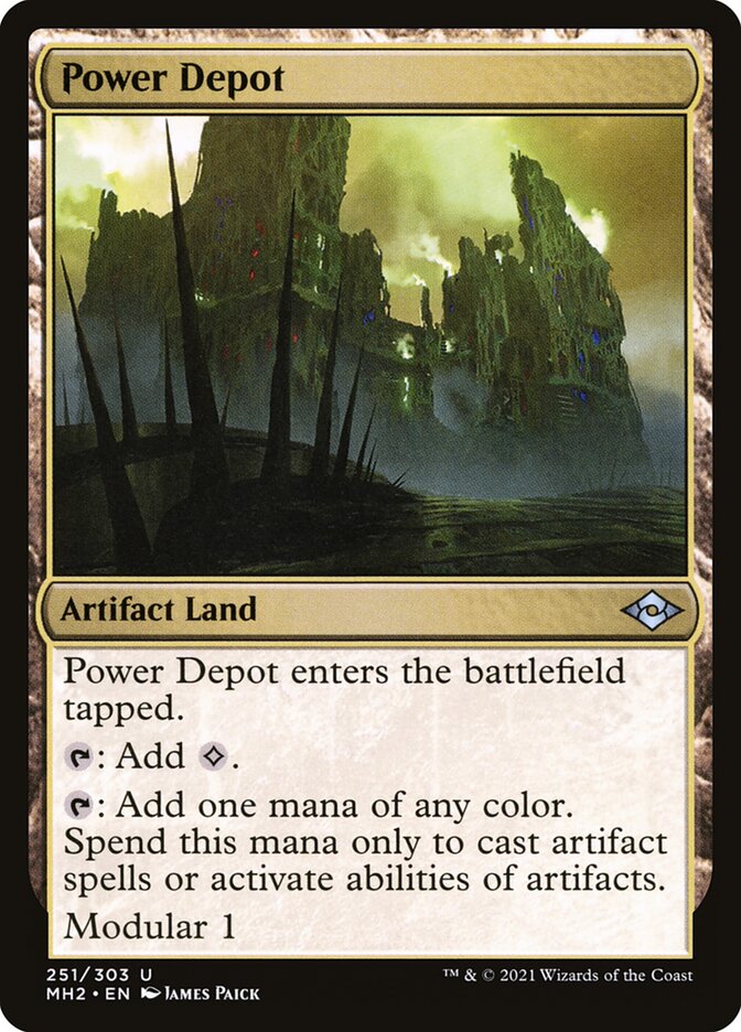Power Depot card front