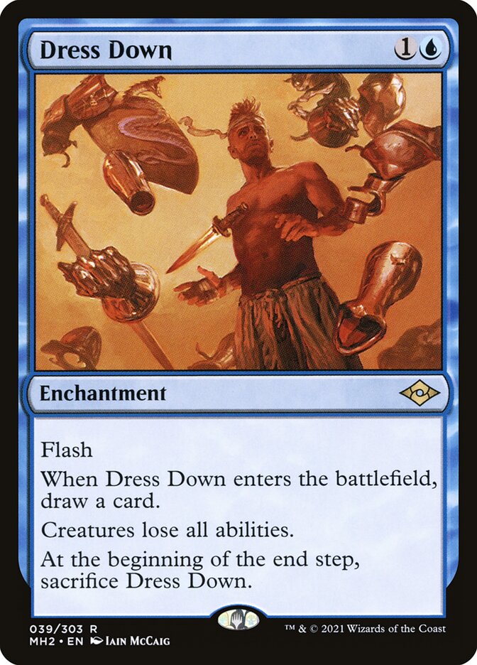 Dress Down card front