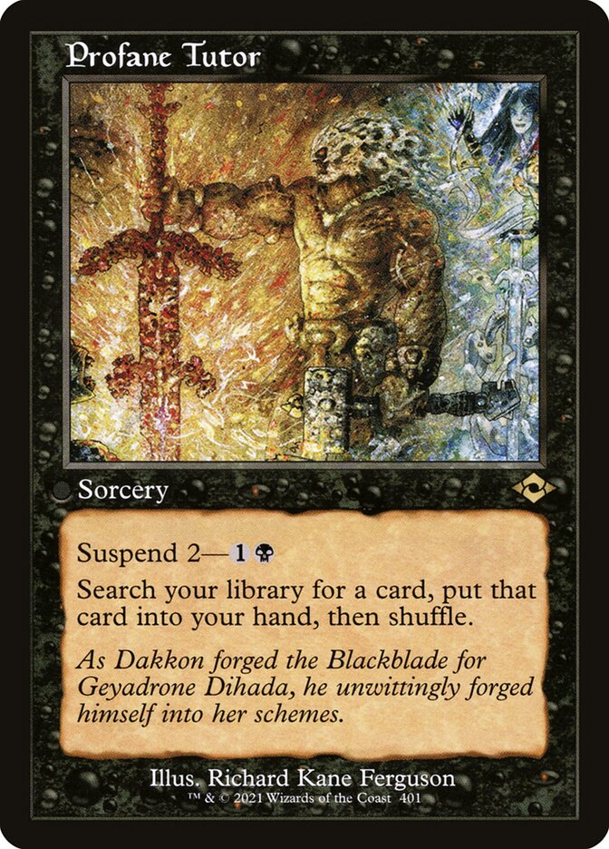 Profane Tutor card front
