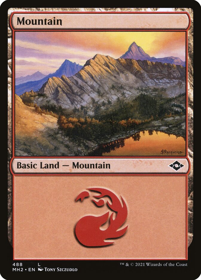 Mountain card front