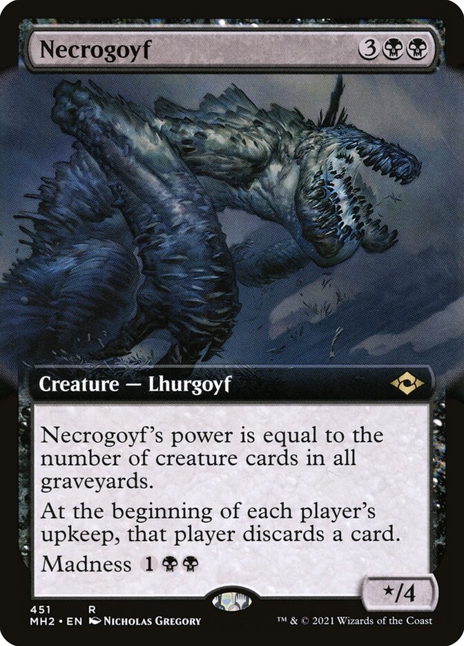 Necrogoyf card front