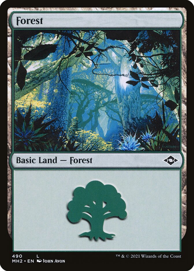 Forest card front