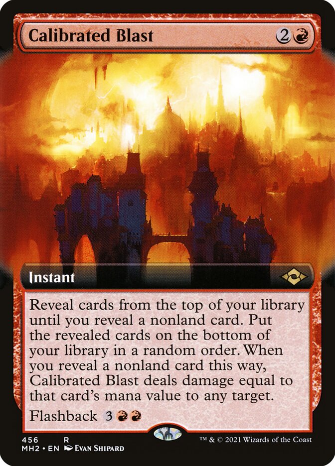 Calibrated Blast card front
