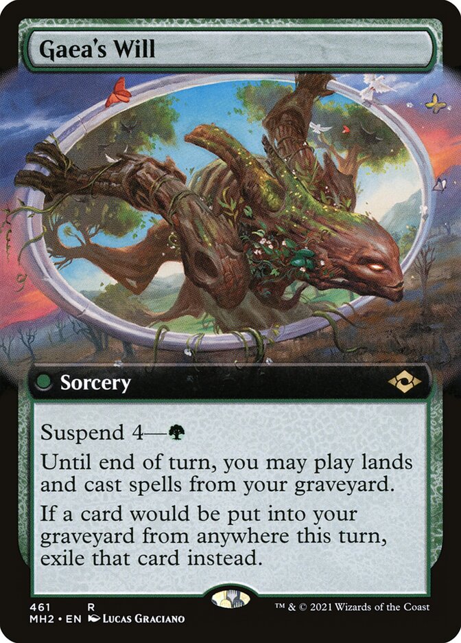 Gaea's Will card front