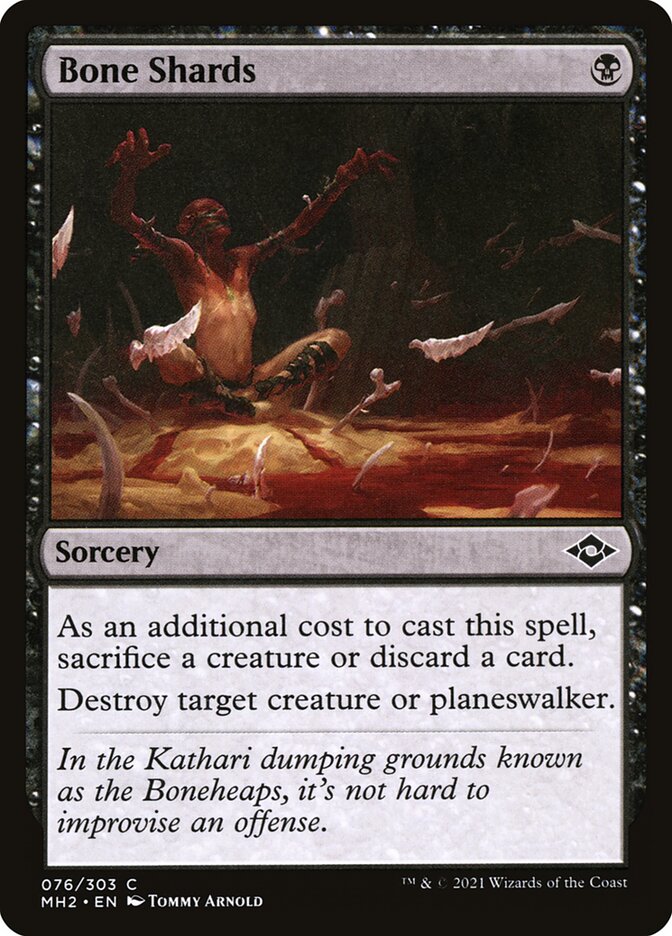 Bone Shards card front