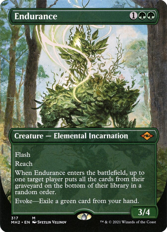 Endurance card front