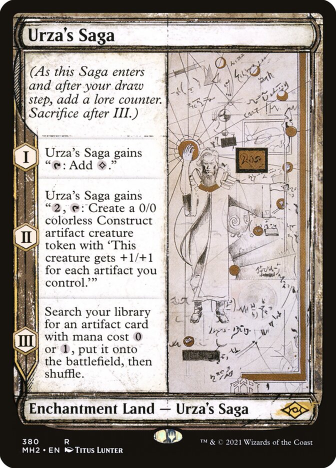 Urza's Saga card front