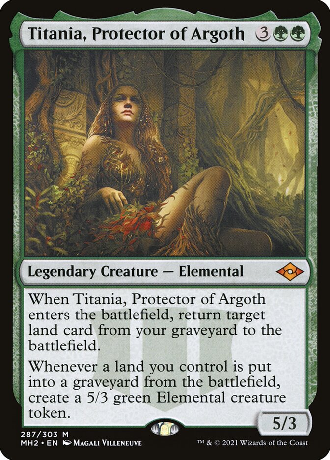 Titania, Protector of Argoth card front