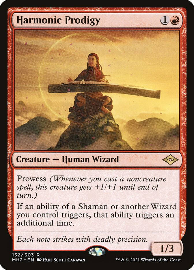 Harmonic Prodigy card front