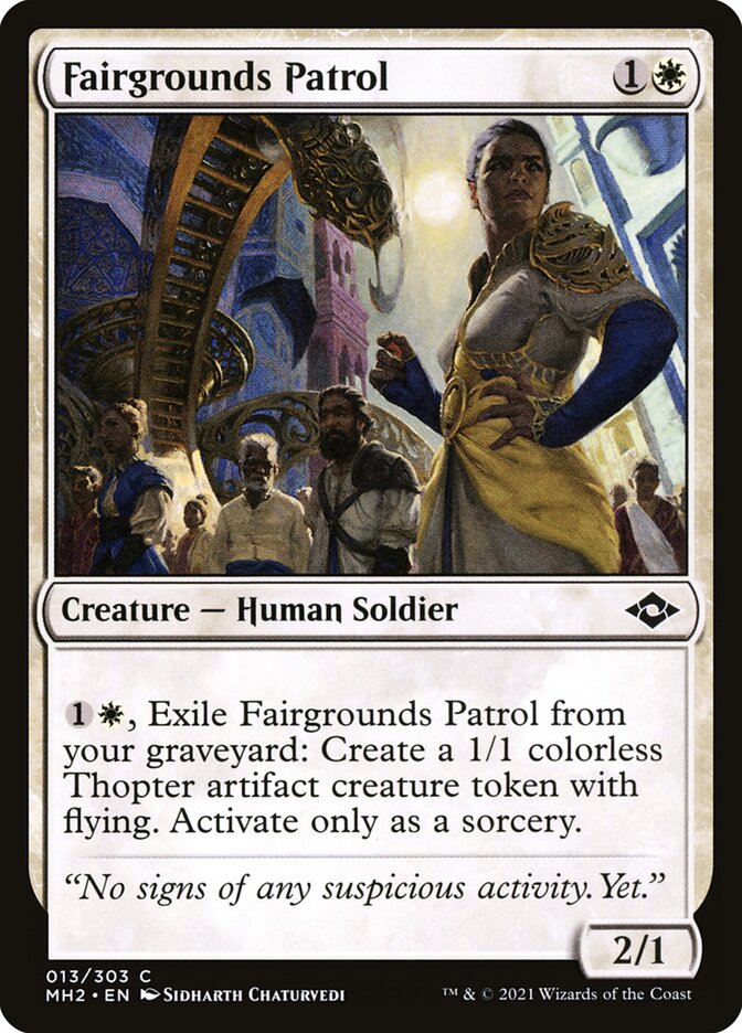 Fairgrounds Patrol card front
