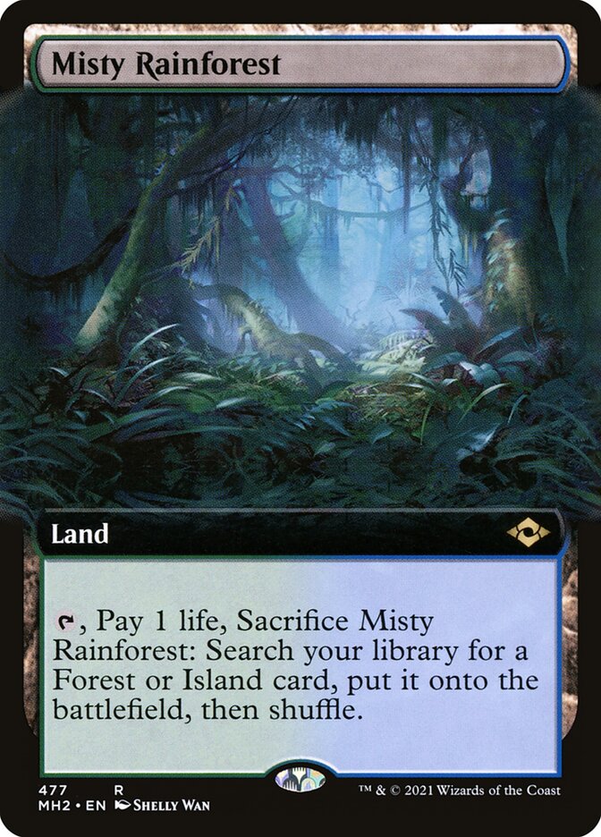 Misty Rainforest card front