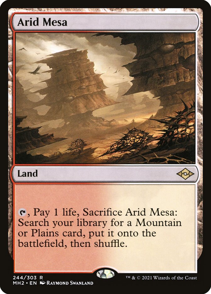 Arid Mesa card front