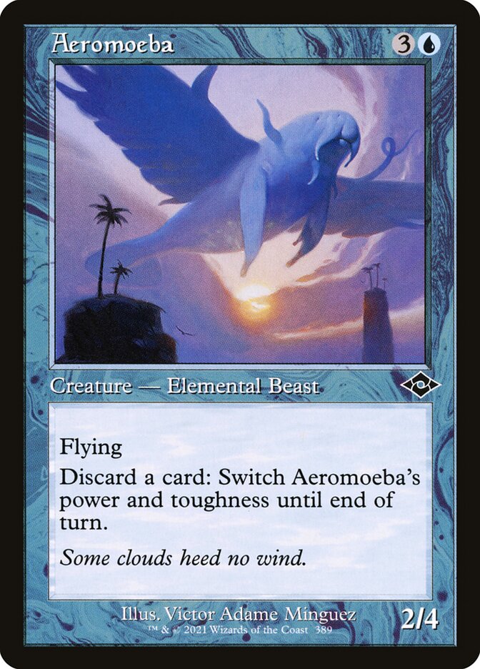 Aeromoeba card front