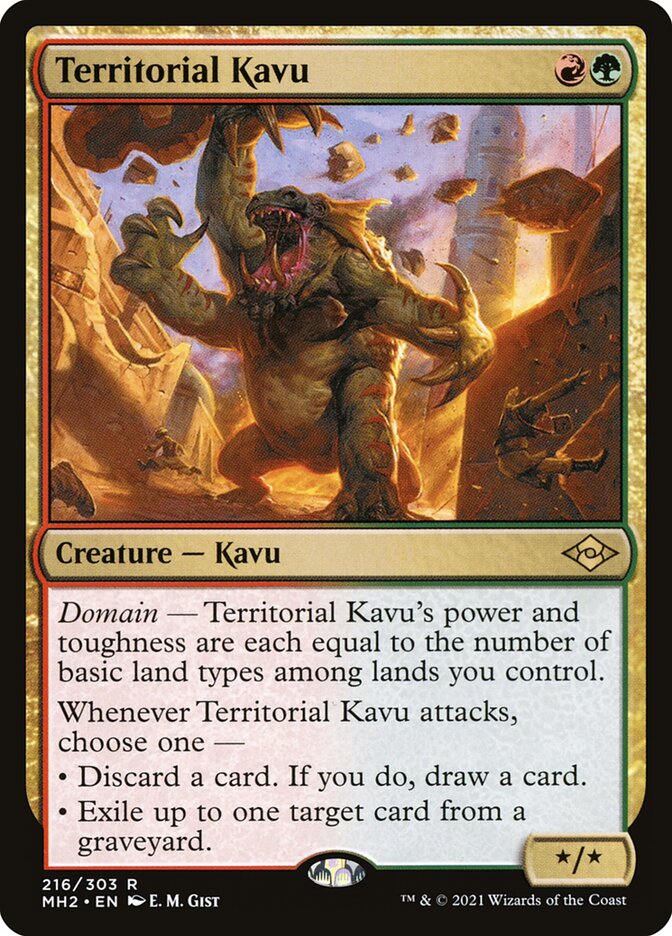 Territorial Kavu card front