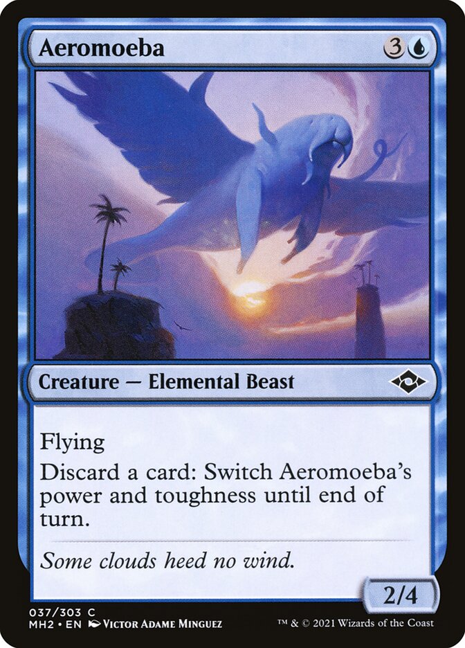 Aeromoeba card front
