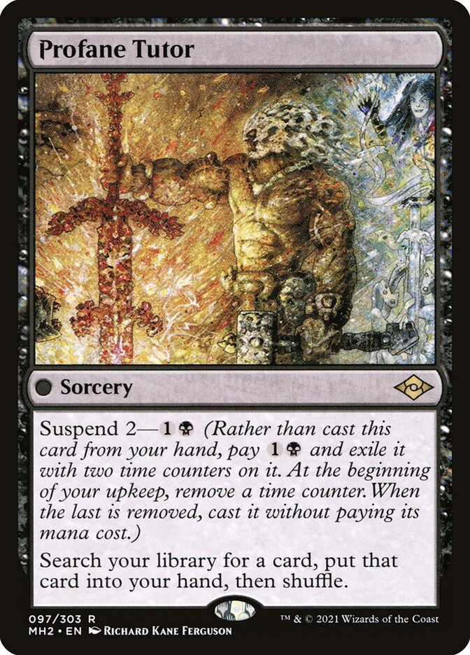Profane Tutor card front