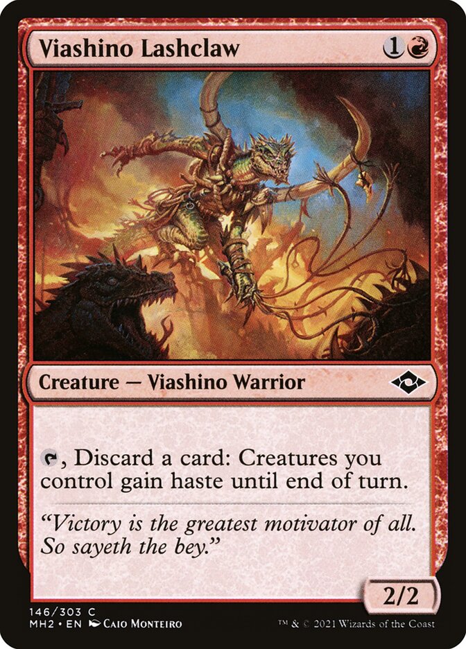 Viashino Lashclaw card front